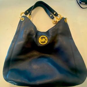 Michael Kors Luxurious Leather Navy Bag